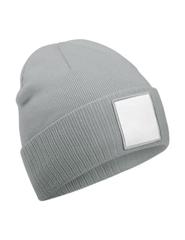 BEE-B337R-Appliqué Patch Beanie
